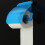 Blauwe toiletpapierhouder voor thuis 4