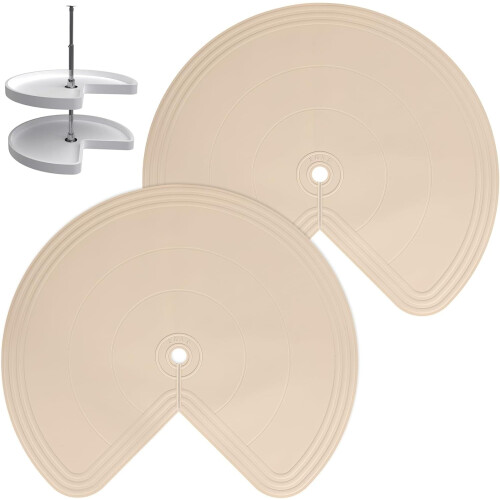 Silicone Shelf Liner for Pie Cut Organizer 2 pcs 28 inch