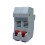 Mosiee solcellesikring 1000V DC 10x38mm med LED-holder 7