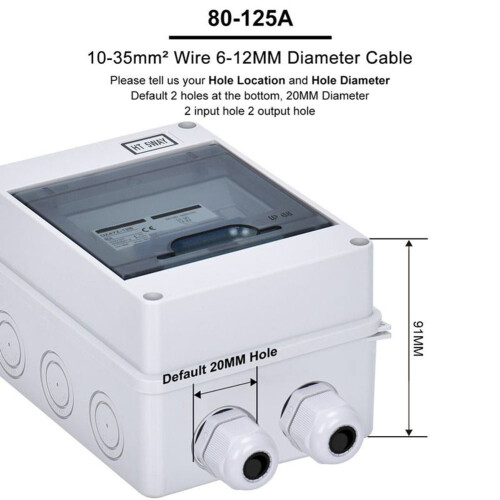 Mosiee PV-scheider DC/AC 1000V waterdicht 2