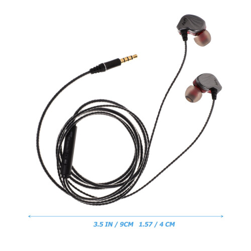Ενδώτια ενσύρματα ακουστικά Subwoofer Stereo Bass Ακουστικά παιχνιδιών με μικρόφωνο για 2