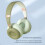 Εκπτώσεις! Smart Appliances Macaron Color5.2 Ασύρματα ακουστικά Bluetooth με πτυσσόμενη κάρτα για 4