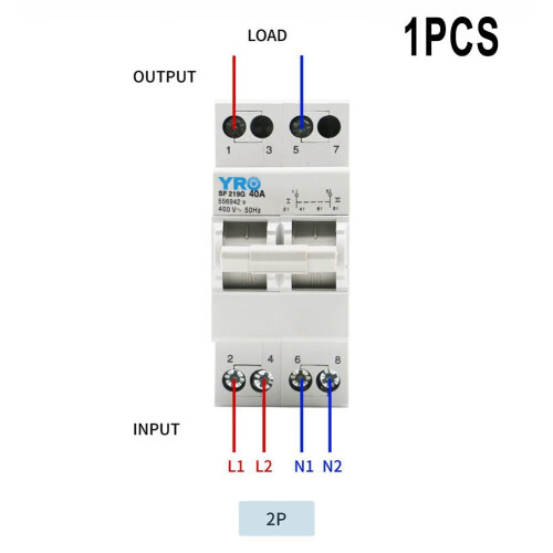 Transfer Switch Circuit Breaker 2P 40A 63A Manual 2