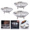 SUNFEX stainless steel foldable vegetable steamer basket 8