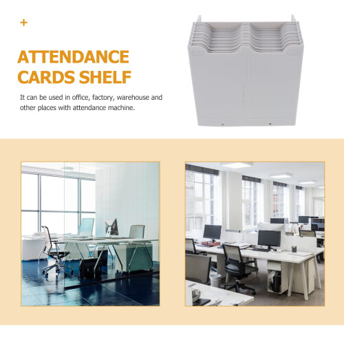 Retractable Time Holder for Office Attendance Cards 30 Slots 1