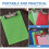 Porte-documents multifonctions colorés (lot de 4) 2