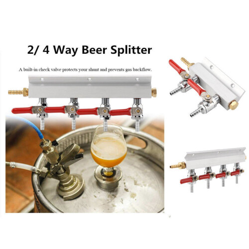 CO2-Biergasverteiler mit 5/16"-Schlauchanschlüssen 2