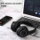 Ασύρματα ακουστικά Bluetooth PAVEOS με μικρόφωνο, συμβατά με υπολογιστή, υπογούφερ, Bluetooth 5