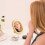 Sammenleggbart veggmontert sminkespeil HD, 1 stk., Candy Mirror 6