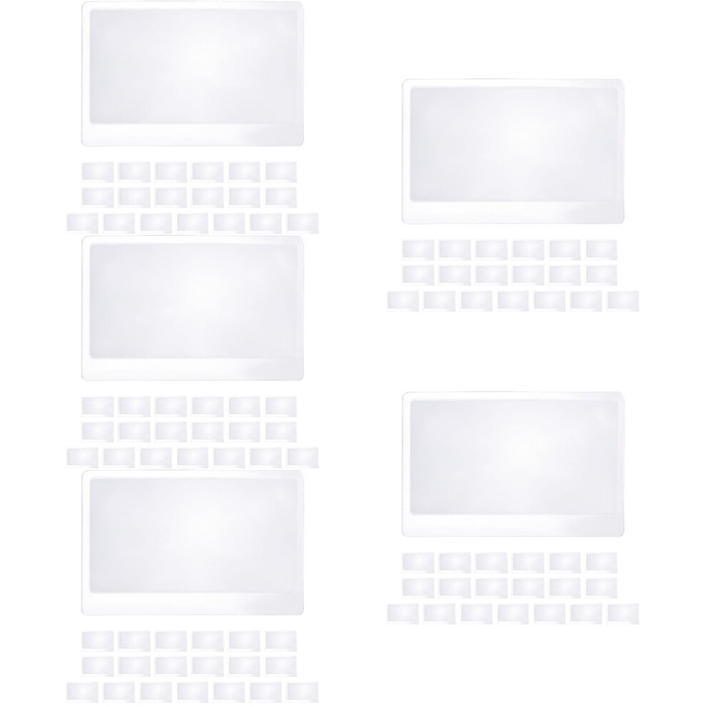 Credit Card Magnifier Sheet Eye Care Reading Aid 100 pcs