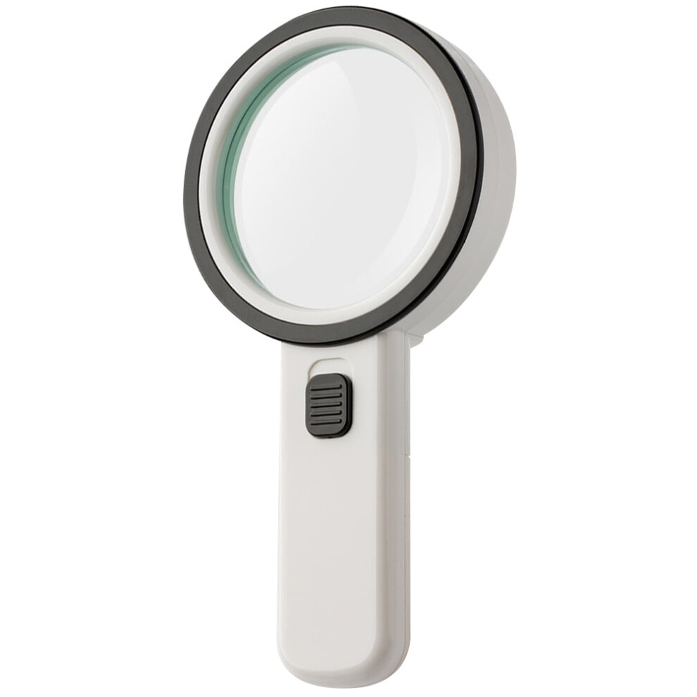 LED handheld magnifying glass for reading and repair