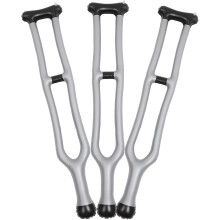 PVC inflatable crutches children's walking stick toy set 3