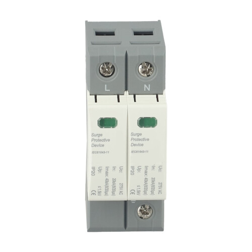 Προστατευτικό υπερτάσεων Mosiee SPD 275V20/40kA2P 2