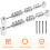 Foosball scoring counter 2 pcs 7