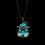 Halloween necklace with pumpkin ghost face 2.7x3.5 cm 5