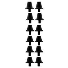 12Pcs Football Boot Spikes M5 for Athletic Sneakers Sports Outdoor Indoor Football Cleats Firm Ground Sports 11mm Black