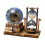 LED Music Snow Globe with Crystal Tower Design, Rotatable 6