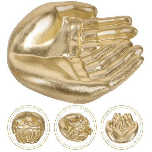 Schmuckhalter mit Buddha-Hand-Motiv, Ringschale, Tablett 1