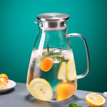 TAKTUK Water Jug with Lid 1 Gallon Heat-Resistant