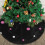 Christmas Tree Skirt Colorful Dot Glitter Pattern 36 inch 1