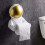 Astronaut WC-paperiteline seinälle, kultainen 5