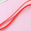 Chinese elastic jump rope red adjustable 2.8m 6