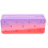 Pencil Case with Colored Pencils Purple High-Capacity 1