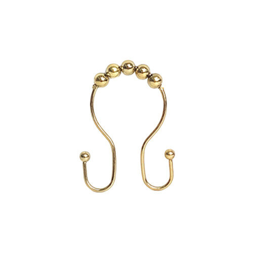 Shower Curtain Hooks Dual Ring 12 Pieces