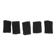 Finger Cots Protective Elastic 5pcs Black