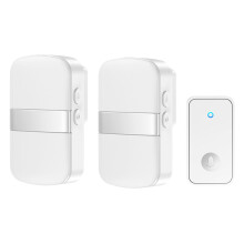 Wireless Doorbell Kit Waterproof 1000ft Range 1 Button 2