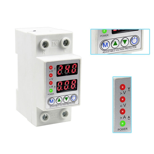 Ρελέ προστασίας τάσης 230V40A63A Βάση στήριξης σε ράγα 2
