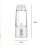 RnemiTe-amo Portable USB Rechargeable Juicer 4-Blade Mini 3