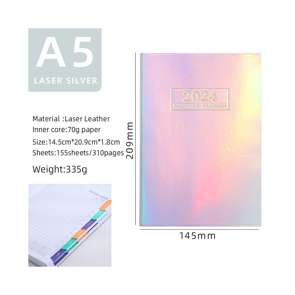 Planner Notepad Multi-function Schedule 2024