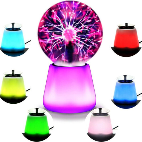 Magic Plasma  Lamp Interactive Touch & Sound Sensitive Globe for Parties/Decor Ion  Atmosphere Night Light 1