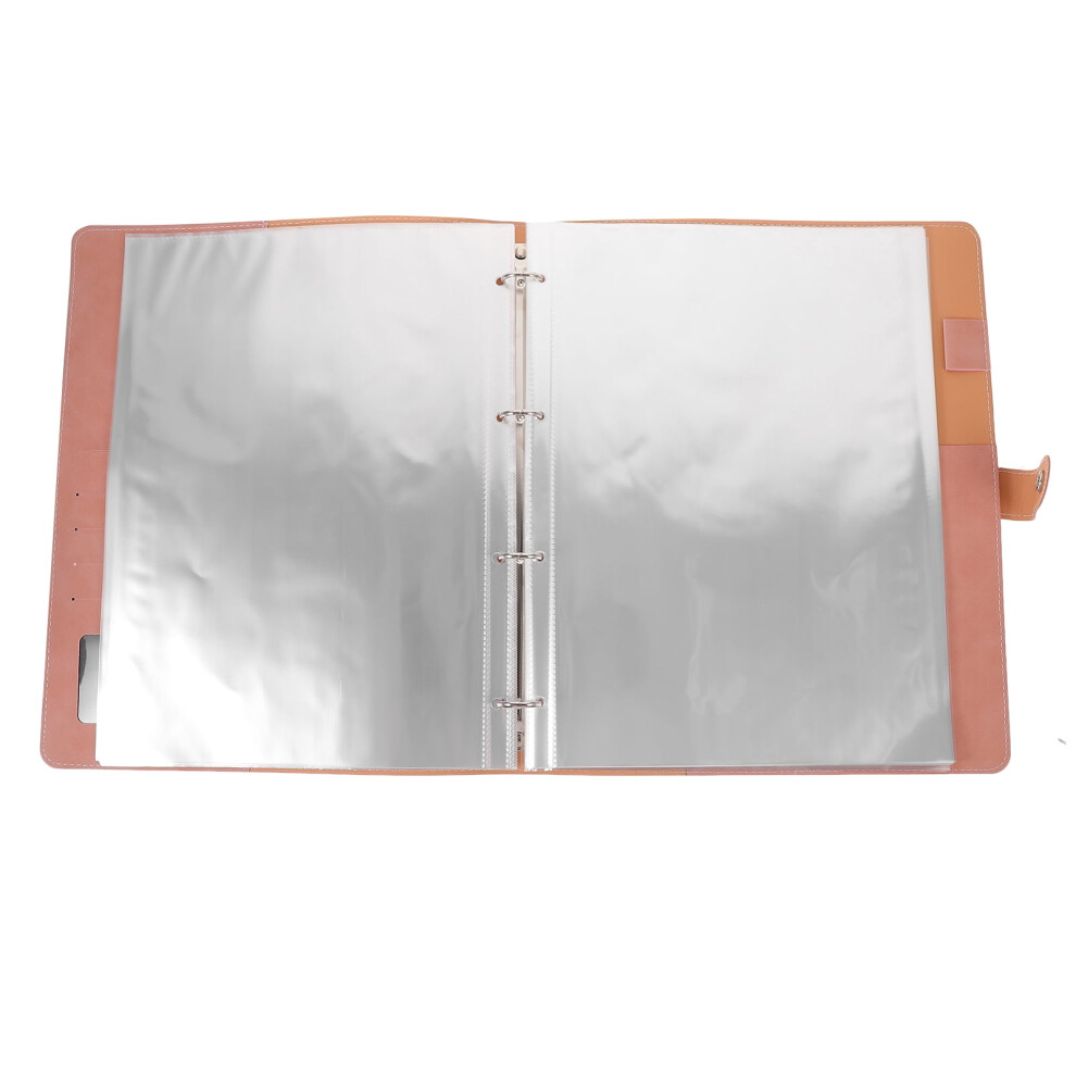 Leather Birth Certificate Cover Pink Folder Holder-image-OPC-PW2STBS-NEW