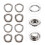 Metalgardinrør Mat Sølv 4 mm Indvendig Diameter 100 3