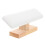 Wooden bracelet display stand with leather padding 5