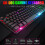 Kayannuo wired gaming keyboard with LED backlight 104 keys 5
