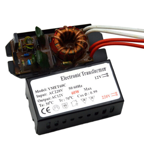 Elektronický transformátor 220 V až 12 V AC 1