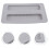 Ensemble de 2 housses de grille-pain en silicone 4