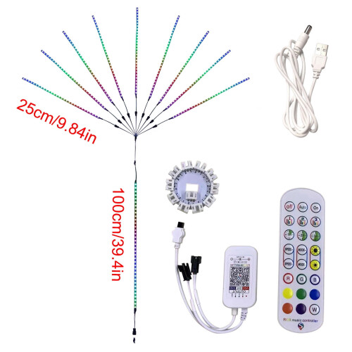 Lampe de Noël LED à commande vocale (1 pièce) 2