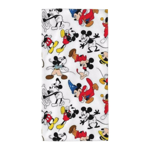 Serviettes de toilette Mickey Mouse douces et absorbantes 30 x 60 cm 1