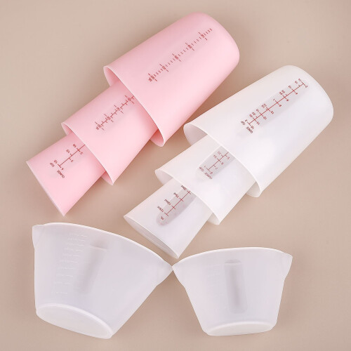 Silicone Measuring Cup with Scale 125/250/500ml 2