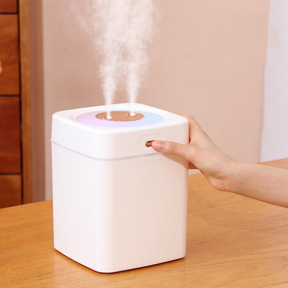 USB humidifier with light, quiet cool mist, 1 unit