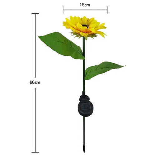Solar-Sonnenblumen-Gartenleuchte 1