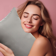 Oreiller de grossesse SLMOTUAE, oreiller pour bébé et oreiller cervical avec garnissage en duvet doux, tissu en coton doux pour la peau, confort