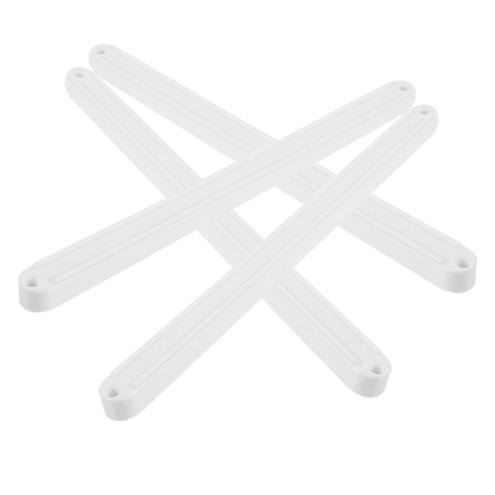 Drawer Slides Replacement Heavy Duty Plastic White 8 Pcs 928028782800