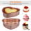 Heart Cake Tin Reusable Baking Mold 8 Inch 3