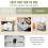 Couvercle de grille-pain en acier inoxydable 2 tranches 3