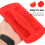 Capa protetora de silicone curva para torradeira, preta, pacote com 2 unidades. 4